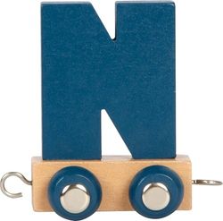 small foot Train Alphabet Polaire Lettre N en Bois, Combiner, décorer, Offrir, 12584