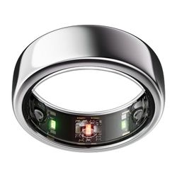 Oura Gen3 Smartring Horizon – Maat 6, Silver | Wearable die slaap, hartslag en conditie bijhoudt – Batterij gaat tot 7 dagen mee – Voor iOS + Android – Controleer je maat met de Oura-maatset