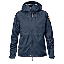 Fjällräven Keb Eco-Shell Jacket W, Giacca Donna, Blu (Dark Navy), L