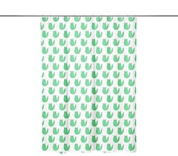 Bonamaison Digitally Printed Shower Curtain, 1 Piece 150x200 Cm - Designed And Manufactured in Turkey