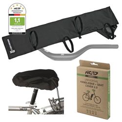 NC-17 Protection de guidon universelle pour vélo électrique avec protection de selle - Protection de guidon de vélo électrique - Protection de transport pour porte-vélos - Protection contre la pluie
