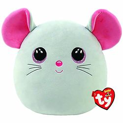 Ty Toys - Squish a Boo Mouse Catnip - 31 cm 2009138 szary.