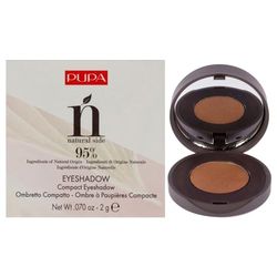 Pupa Milano Sombra de ojos compacta lateral natural – 005 Gold Glimmer para mujeres 0,7 oz sombra de ojos