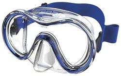 SEAC Sunrise, monolens masker van gehard glas voor duiken en snorkelen met 3D-gesp