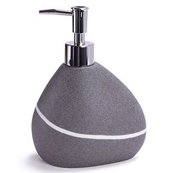MSV Distributeur de Savon Polyrésine Zen Gris