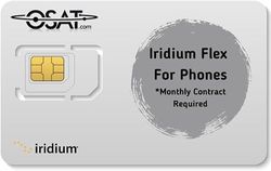 Tarjeta Iridium SIM Flex Mensual para Iridium 9575 Extreme, 9555, 9505A, 0505