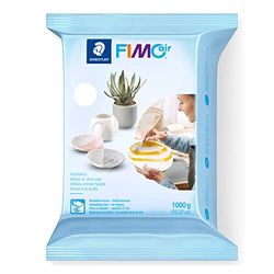STAEDTLER - FIMO Air Pasta de modelar, branco, 1 kg (8101-0)