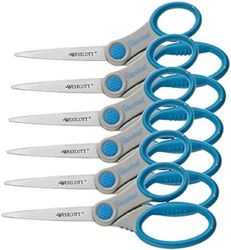 Westcott Microban impugnatura morbida, in acciaio INOX 6 pezzi 18 cm 18 cm