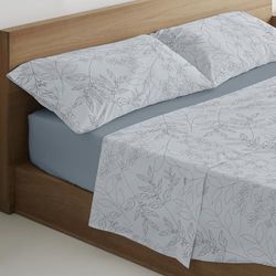 Bajera ajustable color blanco - Cama de 90 (alto 35 cm) - 100% algodón - 200 hilos. Gramage: 125