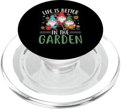 La vida es mejor en el jardín PopSockets PopGrip para MagSafe