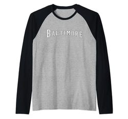 Bienvenido a Baltimore Camiseta Manga Raglan