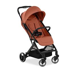 Hauck Resebuggy Travel N Care Plus med liggfunktion, endast 7,2 kg, UV-skydd 50+, kan belastas upp till 25 kg (22 kg barn + 3 kg korg), liten vikbar (kork)
