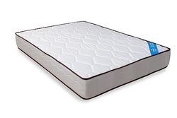 Imperial Comfort Stockholm - Materasso, 180 x 120 x 21 cm, Colore Bianco e Grigio