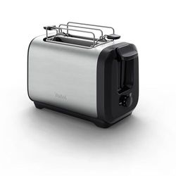 Tefal TT5S1D Subito - Tostapane a 2 vani con tritatutto, risultati rapidi, risparmio energetico, design moderno, 7 livelli di doratura, nero