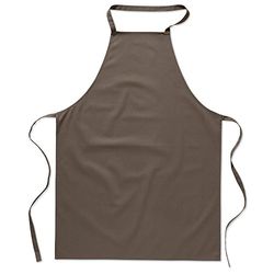 eBuyGB Tablier de cuisine unisexe en coton, marron