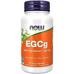 Now Foods, EGCG Green Tea Extract, 400 mg, 90 Capsule vegane, Testato in Laboratorio, Senza Glutine, Senza Soia, Vegetariano, Non OGM