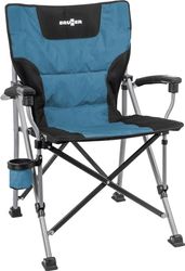 BRUNNER Chaise Pliante Raptor COMPACK Avio-Noir : Robuste, très Confortable, Facile à Transporter - avec Sac de Transport, capacité de Charge 120 kg