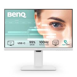 BenQ GW2786TC Monitor Oficina en casa de 27" IPS 1080p, FHD, USB-C (65W), 100Hz, Eye-Care, ergonómico, hub USB, Alta tasa de refresco, 99% sRGB, HDMI, Display Port, Certificación TÜV