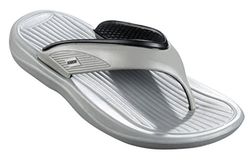 Beco V Men Strap Slipper, Unisex, 9257, silver/grey, 41 (EU)