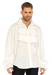 Leg Avenue Ruffle Front Shirt Costume, X-Large