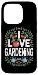 I Love Gardening Tomate Plant Coque pour iPhone 14 Pro