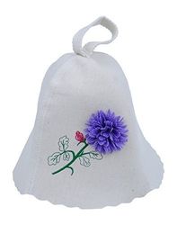 GMMH - Cappello da sauna"fiore blu"