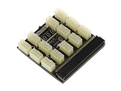 Kalea-INFORMATIQUE Breakout Board 1200w para Fuente de alimentación HP 13 Conectores P6 P8 - Compatible DPS-800GB DPS-1200FB DPS-1200QB...