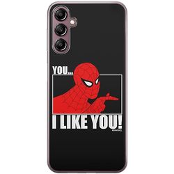 ERT GROUP etui na telefon Samsung A14 4G/5G, case oryginalny i oficjalnie licencjonowany przez Marvel, wzór Spider Man 034, optymalnie dopasowane, plecki z TPU