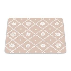 Bonamaison, Rettteck - Tappetino per mouse con stampa digitale, con fondo antiscivolo, per ufficio e casa, dimensioni: 22 x 18 cm