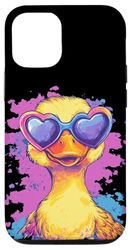 Occhiali divertenti con anatra in bei colori vestito Custodia per iPhone 12/12 Pro