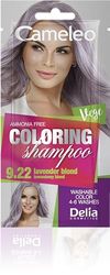Cameleo Shampooing teinté - Rafraîchissement rapide et facile des couleurs « couleur en couleur » - Sans ammoniaque ni oxydants - Shampoing en sachet - 40 ml (blond lavande 9,22)