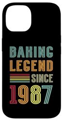 Baker Legend 1987 38 Years Pastry 38th Birthday Baking Case for iPhone 14