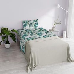 Italian Bed Linen DAFNE Tryckt Sängset, Mikrofiber, Maui, Singel