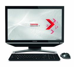 Toshiba Qosmio DX730-100 23 inch Touchscreen All-In-One PC - Precious Black (Intel B950 2.10 GHz, RAM 4GB, HDD 1TB, Windows 7 Home Premium 64 Bit)
