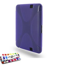 Muzzano Bardzo cienka ochrona Amazon Kindle Fire HD firmy MUZZANO chroni przed uderzeniami, niesamowita, elegancka i trwała dla Twojego Amazon Kindle Fire HD fioletowy LE X