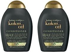 OGX Kukui Oil Conditioner for Frizzy Hair, 385ml (Pack of 2)