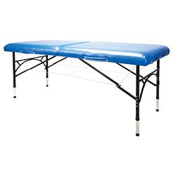 3B Scientific W60610MB Aluminium Draagbare Massagetafel, Blauw