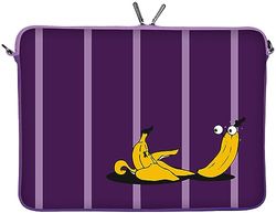 DIGITTRADE LS165-10 Bananas Designer Netbook Sleeve 10.2" Laptop Cover neoprene tablet case up to 10,2 inch Anti Shock System