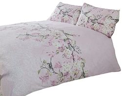 Rapport Home Eloise påslakanset, superking-rosa, polyester-bomull, super-king