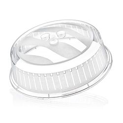 Homéa, Dome mikrovågsugn hängande plast Ø26 x H 9,5 cm transparent