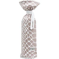 Meyco Baby Snake - Funda para bolsa de agua caliente (material suave, fácil de abrir y cerrar gracias a su cordón, 100% algodón, fácil cuidado, lavable), color morado