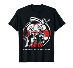 England St George Knight Cricket Kit 2019 English Fans Gift T-Shirt