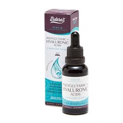 Ardaraz Sérum VIsage avec Acide Hyaluronique Pur et Acide Polyglutamique. Sérum anti rides concentré, plus de volume et d’élasticité