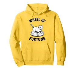 Wheel Of Fortune Robot Vacuum Cleaner Funny Cat Pullover Hoodie