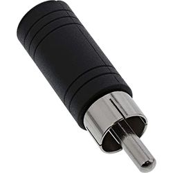 InLine 20263 Adattatore Audio con Presa Jack, Nero