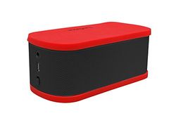 Lexibook - Mini Altavoz Bluetooth, Color Negro/Rojo BT200