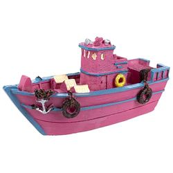 Aquavie - Oliver' s Boat - Barca - Decorazione per Acquario - 12,5 x 5 x 6,5 cm