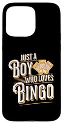 Solo un ragazzo che ama il bingo Custodia per iPhone 15 Pro Max