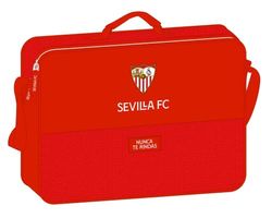 Safta, Sevilla FC Extra school portemonnee, 380 x 60 x 280 mm, uniseks, kinderen, rood, standaard, Rood, Standaard