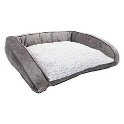 Rosewood Divano letto in peluche foderato in pile, 84 cm